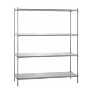 4 Storey Shelf Inox Smooth