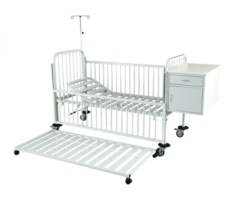 HOSPITAL BED WITH 2 CRANKS