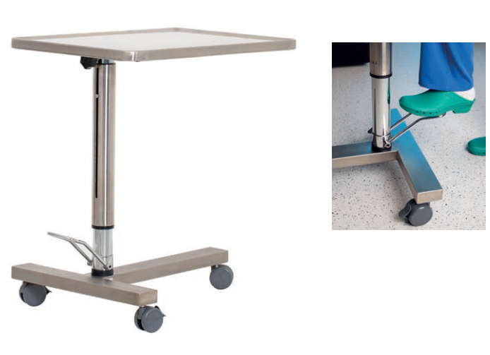 Mayo Table, Hydrulic and Mechanical