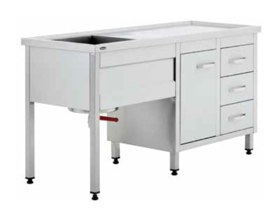 Plaster Preparation Table with Sink