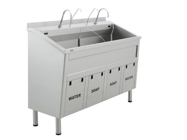 Scrub Sinks, Dual Controlled - Double