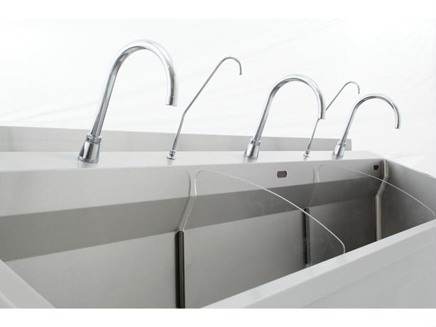 Scrub Sinks, Dual Controlled - Triple