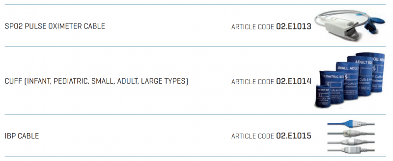 Universal Accessories Patient Monitor/ Diagnostic and ECG Devices/ Light Source/ Pressure Infusion